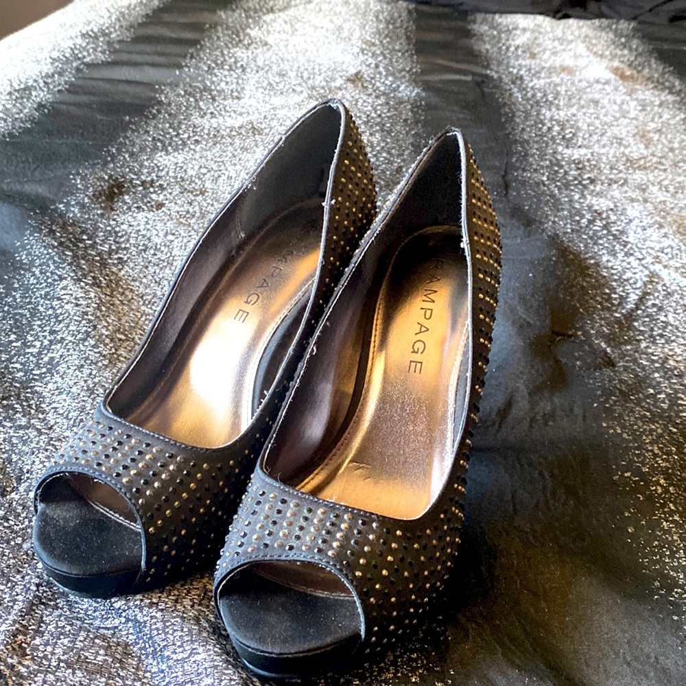 Stiletto heels.